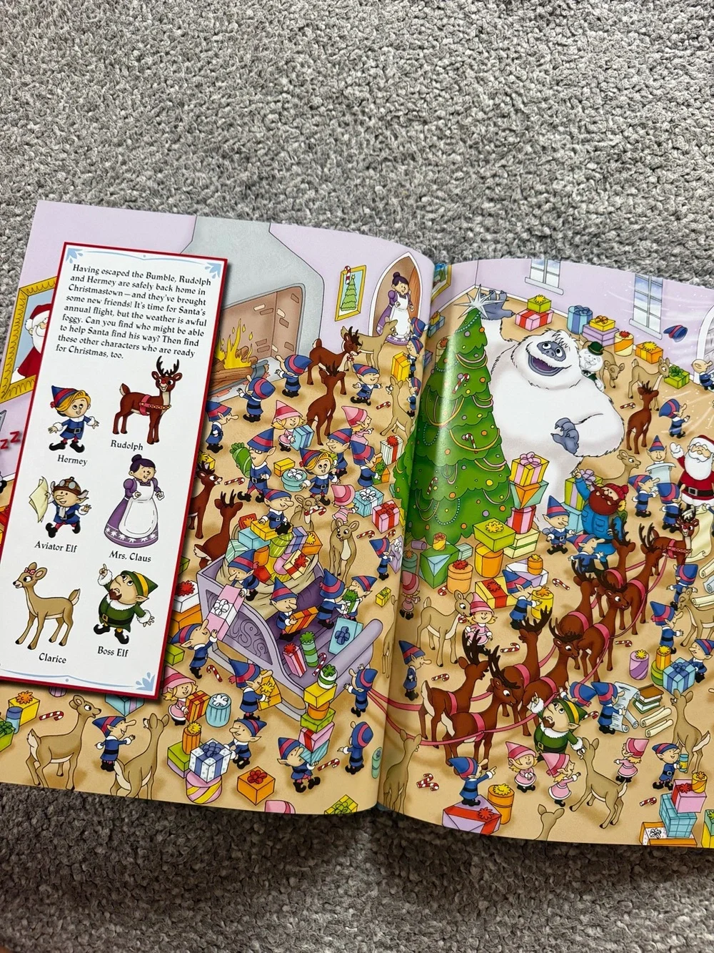 Rudolph the Red-Nosed Reindeer Look and Find Book